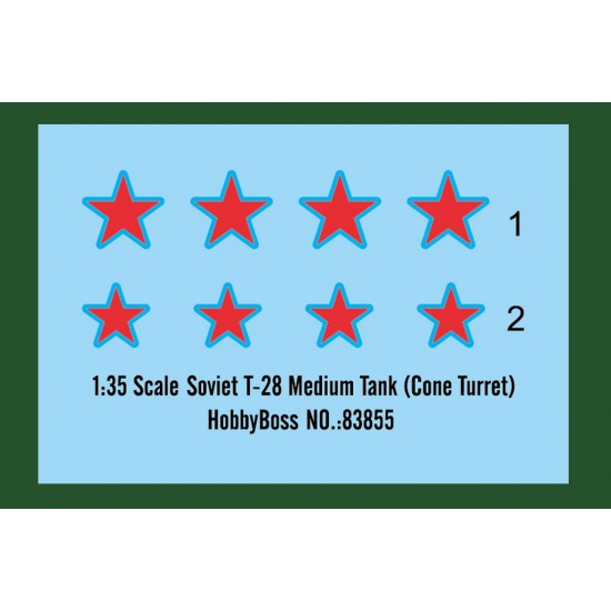 1/35 Soviet T-28 Medium Tank (Cone Turret) 1/35 Soviet T-28 Medium Tank (Cone Turret)