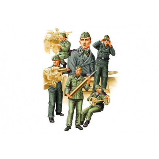 1/35 German SPG Crew Vol.2 (6 figures) 1/35 German SPG Crew Vol.2 (6 figures)