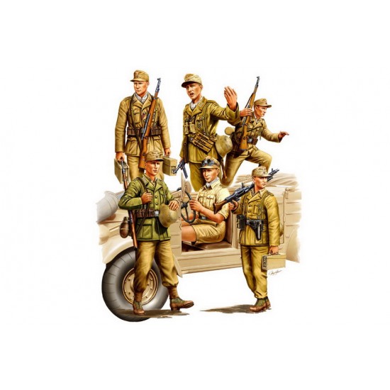 1/35 German Africa Corps (6 figures) 1/35 German Africa Corps (6 figures)