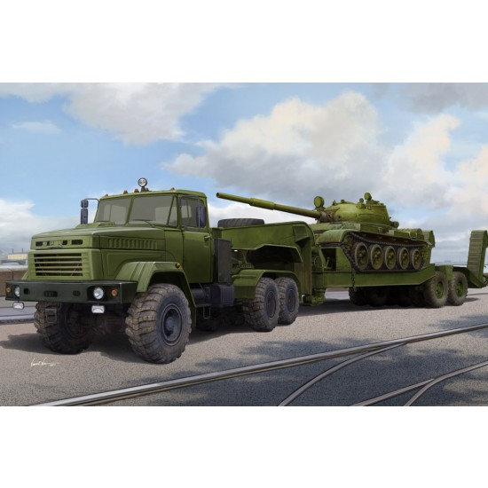 1/35 Ukraine KrAZ-6446 Tractor w/MAZ/ChMZAP-5247G Semitrailer 1/35 Ukraine KrAZ-6446 Tractor w/MAZ/ChMZAP-5247G Semitrailer