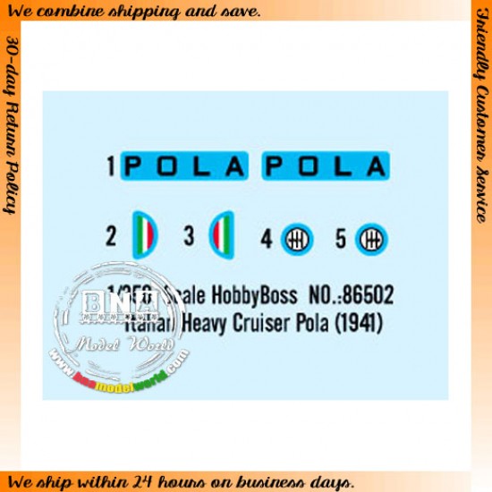 1/350 Italian Heavy Cruiser Pola 1941 1/350 Italian Heavy Cruiser Pola 1941