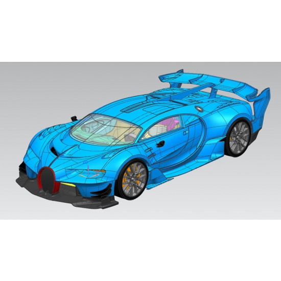 1/24 Bugatti Vision Gran Turismo (resin kit) 1/24 Bugatti Vision Gran Turismo (resin kit)