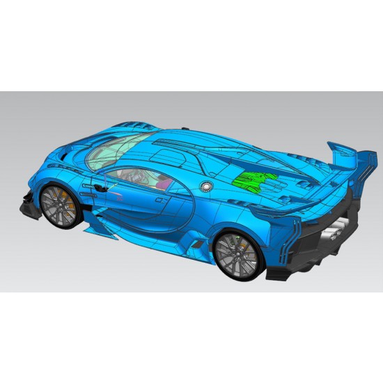 1/24 Bugatti Vision Gran Turismo (resin kit) 1/24 Bugatti Vision Gran Turismo (resin kit)