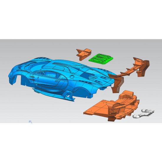 1/24 Bugatti Vision Gran Turismo (resin kit) 1/24 Bugatti Vision Gran Turismo (resin kit)