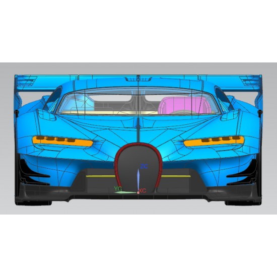 1/24 Bugatti Vision Gran Turismo (resin kit) 1/24 Bugatti Vision Gran Turismo (resin kit)
