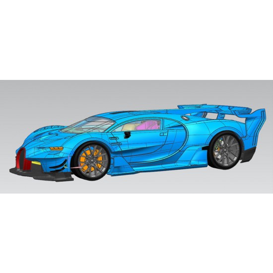 1/24 Bugatti Vision Gran Turismo (resin kit) 1/24 Bugatti Vision Gran Turismo (resin kit)