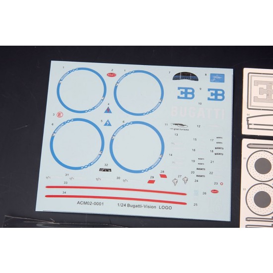 1/24 Bugatti Vision Gran Turismo (resin kit) 1/24 Bugatti Vision Gran Turismo (resin kit)