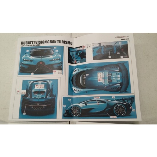 1/24 Bugatti Vision Gran Turismo (resin kit) 1/24 Bugatti Vision Gran Turismo (resin kit)