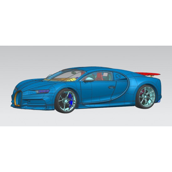 1/24 Bugatti Chiron (resin kit)