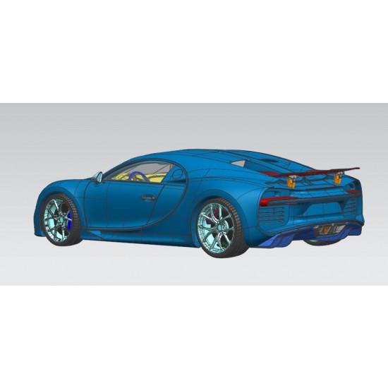 1/24 Bugatti Chiron (resin kit)