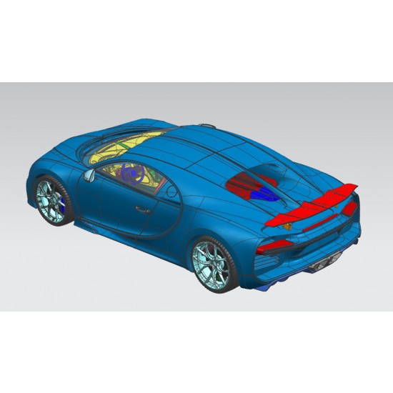1/24 Bugatti Chiron (resin kit)