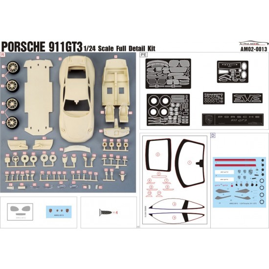 1/24 Porsche 911 GT3 Sports Car 1/24 Porsche 911 GT3 Sports Car