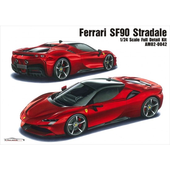 1/24 Ferrari SF90 Sports Car Resin Kit 1/24 Ferrari SF90 Sports Car Resin Kit