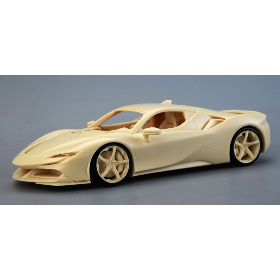 1/24 Ferrari SF90 Sports Car Resin Kit 1/24 Ferrari SF90 Sports Car Resin Kit