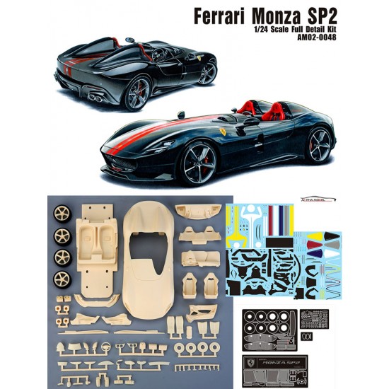 1/24 Ferrari Monza SP2 Resin Kit 1/24 Ferrari Monza SP2 Resin Kit