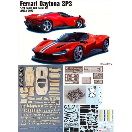 1/24 Ferrari Daytona SP3 Sports Car 1/24 Ferrari Daytona SP3 Sports Car