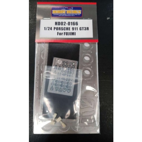 Detail-up parts for 1/24 Porsche 911 GT3R for Fujimi kit Detail-up parts for 1/24 Porsche 911 GT3R for Fujimi kit