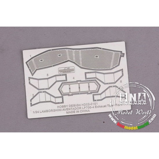 1/24 Lamborghini Aventador LP700-4 Exhaust Tips for Fujimi kit 1/24 Lamborghini Aventador LP700-4 Exhaust Tips for Fujimi kit