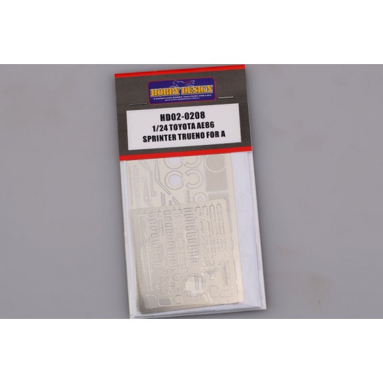 1/24 Toyota AE86 Sprinter Trueno Photo-Etched set for Aoshima kit 1/24 Toyota AE86 Sprinter Trueno Photo-Etched set for Aoshima kit