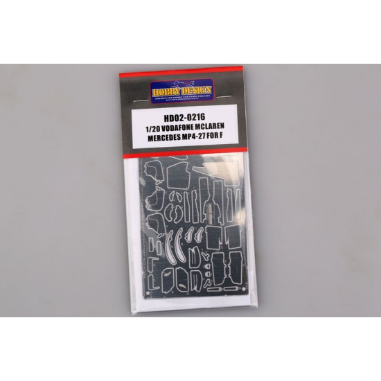 1/20 Vodafone McLaren Mercedes MP4/27 Photo-Etched Detail-up set for Fujimi kit 1/20 Vodafone McLaren Mercedes MP4/27 Photo-Etched Detail-up set for Fujimi kit