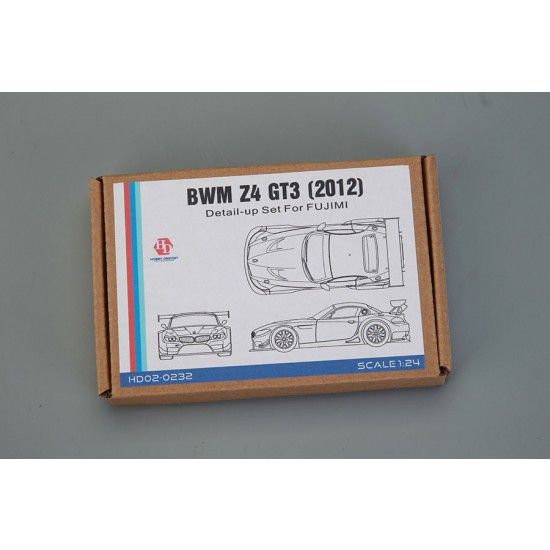 1/24 BMW Z4 GT3 2012 GT Photo-Etched Detail-up set for Fujimi kit (PE+Metal parts) 1/24 BMW Z4 GT3 2012 GT Photo-Etched Detail-up set for Fujimi kit (PE+Metal parts)