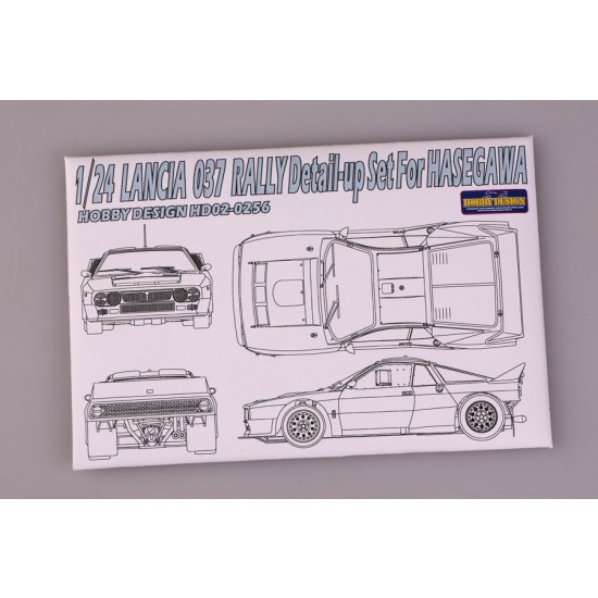 1/24 Lancia 037 Rally Detail-up Set for Hasegawa (PE+Resin+Metal parts) 1/24 Lancia 037 Rally Detail-up Set for Hasegawa (PE+Resin+Metal parts)