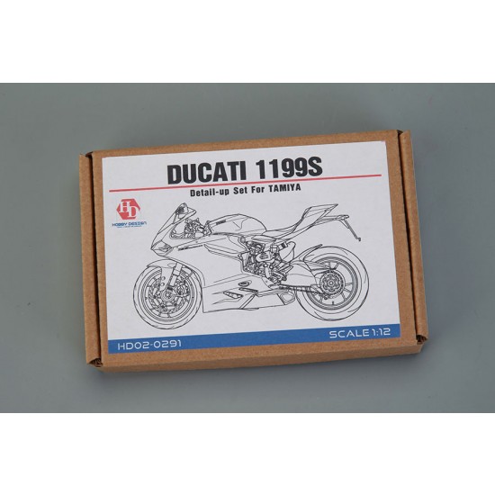 1/12 Ducati 1199 Panigale S Detail-up Set for Tamiya kit (PE+Resin+Metal parts) 1/12 Ducati 1199 Panigale S Detail-up Set for Tamiya kit (PE+Resin+Metal parts)