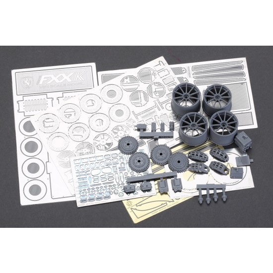 1/24 Ferrari FXX-K Detail-up Set for Tamiya kit #24343 (Resin+PE) 1/24 Ferrari FXX-K Detail-up Set for Tamiya kit #24343 (Resin+PE)