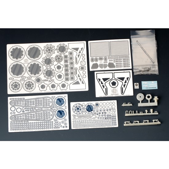 1/12 Kawasaki Ninja H2R Detail-up Set for Tamiya #14131 (Resin+PE+Metal Parts+Metal Logo) 1/12 Kawasaki Ninja H2R Detail-up Set for Tamiya #14131 (Resin+PE+Metal Parts+Metal Logo)