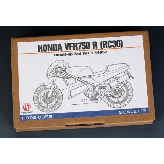 1/12 Honda VFR750 R (RC30) Detail Set for Tamiya kit #14057