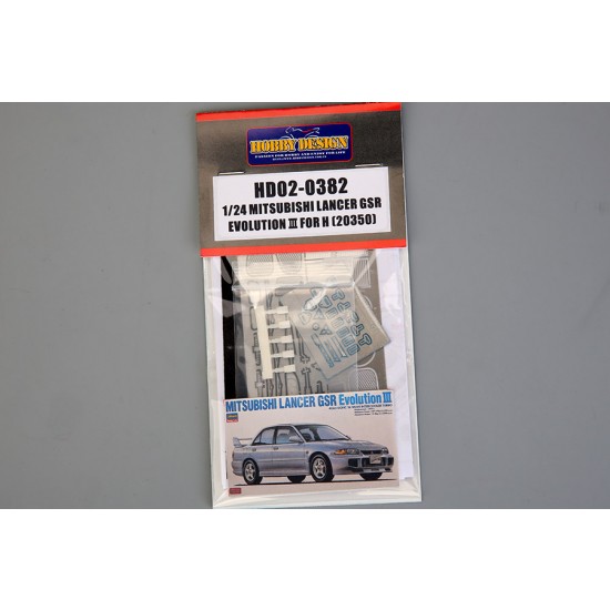 1/24 Mitsubishi Lancer GSR Evolution III Detail Set for Hasegawa kit #20350 1/24 Mitsubishi Lancer GSR Evolution III Detail Set for Hasegawa kit #20350