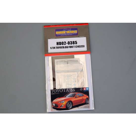 1/24 Toyota 86 Detail Set for Tamiya kit #24323 1/24 Toyota 86 Detail Set for Tamiya kit #24323
