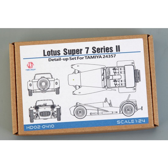 1/24 Lotus Super 7 Series II Detail Set for Tamiya kits 1/24 Lotus Super 7 Series II Detail Set for Tamiya kits