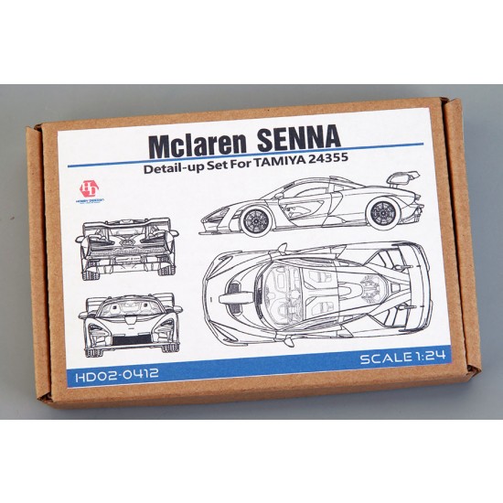 1/24 Mclaren SENNA Detail Set for Tamiya kit #24355 1/24 Mclaren SENNA Detail Set for Tamiya kit #24355