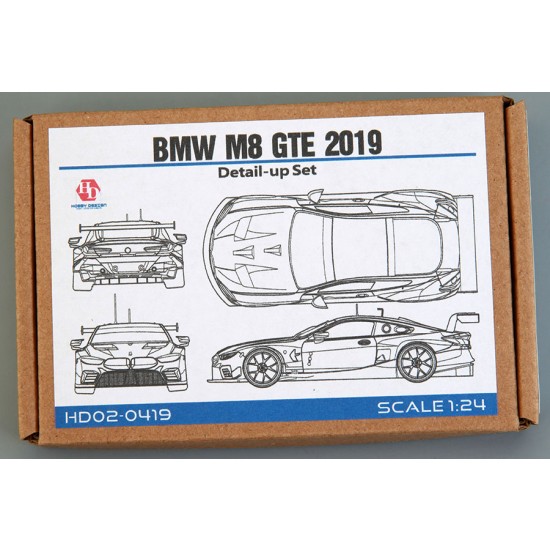 1/24 BMW M8 GTE 2019 Detail-up Set for Nunu Models 1/24 BMW M8 GTE 2019 Detail-up Set for Nunu Models