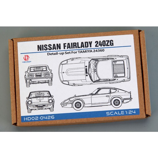 1/24 Nissan Fairlady 240ZG Detail-up Set for Tamiya kit #24360 1/24 Nissan Fairlady 240ZG Detail-up Set for Tamiya kit #24360
