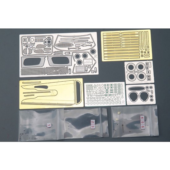 1/24 Ferrari 250 GTO Detail-up Set for Fujimi kit #123370 1/24 Ferrari 250 GTO Detail-up Set for Fujimi kit #123370