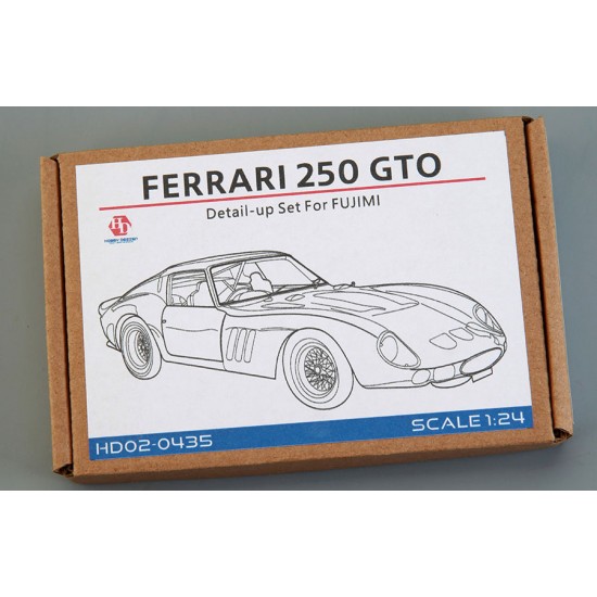 1/24 Ferrari 250 GTO Detail-up Set for Fujimi kit #123370 1/24 Ferrari 250 GTO Detail-up Set for Fujimi kit #123370