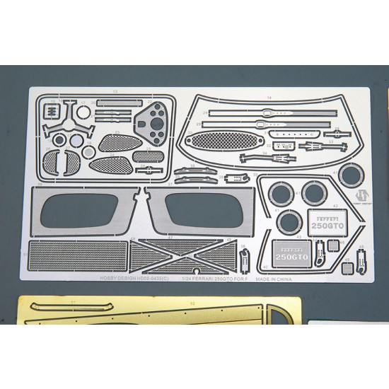 1/24 Ferrari 250 GTO Detail-up Set for Fujimi kit #123370 1/24 Ferrari 250 GTO Detail-up Set for Fujimi kit #123370