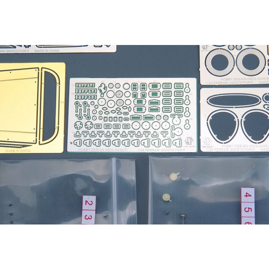 1/24 Ferrari 250 GTO Detail-up Set for Fujimi kit #123370 1/24 Ferrari 250 GTO Detail-up Set for Fujimi kit #123370