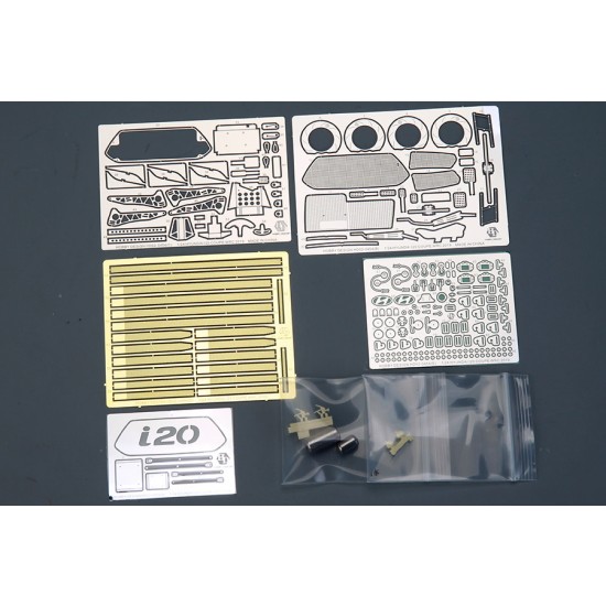 1/24 Hyundai I20 Coupe WRC Detail-up Set for Belkits #014 1/24 Hyundai I20 Coupe WRC Detail-up Set for Belkits #014
