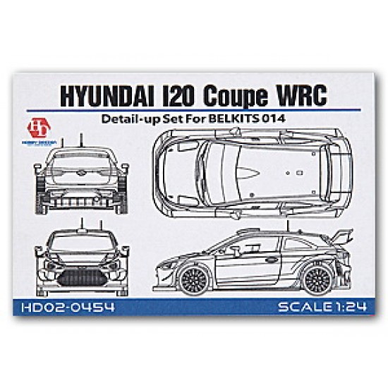 1/24 Hyundai I20 Coupe WRC  Detail-up Set for Belkits #014