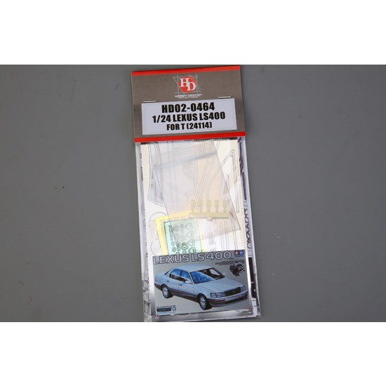 1/24 Lexus LS400 Detail Set for Tamiya kit #24114 1/24 Lexus LS400 Detail Set for Tamiya kit #24114