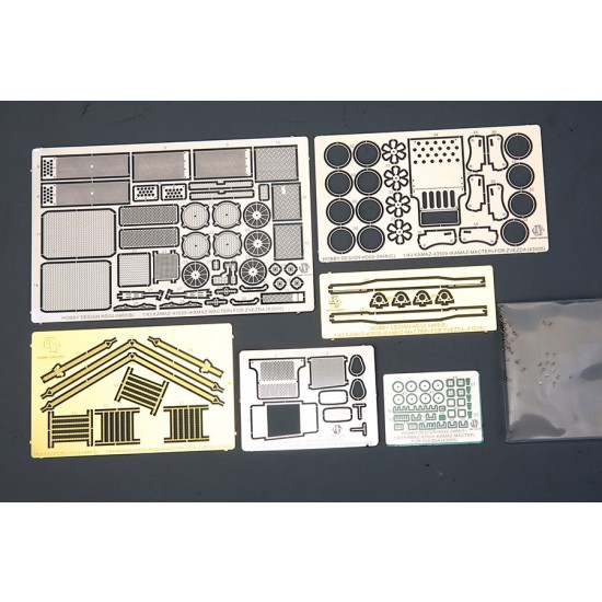 1/43 Kamaz-43509 Kamaz-Mactep Detail Set for Zvezda kit #43005 1/43 Kamaz-43509 Kamaz-Mactep Detail Set for Zvezda kit #43005