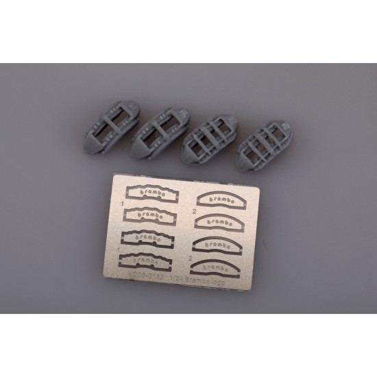 1/24 Brembo Logo Brake Set w/Resin Parts 1/24 Brembo Logo Brake Set w/Resin Parts