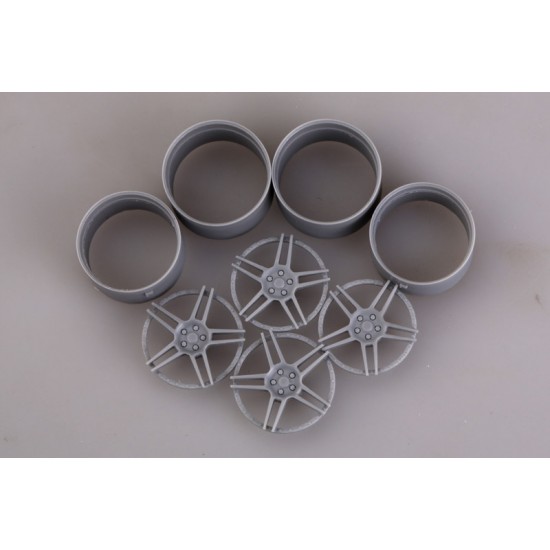 1/24 Novitec Rosso Wheels set # 2 for Ferrari F12 Berlinetta kit (4 Wheels & Air Valves) 1/24 Novitec Rosso Wheels set # 2 for Ferrari F12 Berlinetta kit (4 Wheels & Air Valves)