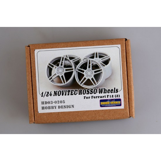 1/24 Novitec Rosso Wheels set # 2 for Ferrari F12 Berlinetta kit (4 Wheels & Air Valves) 1/24 Novitec Rosso Wheels set # 2 for Ferrari F12 Berlinetta kit (4 Wheels & Air Valves)