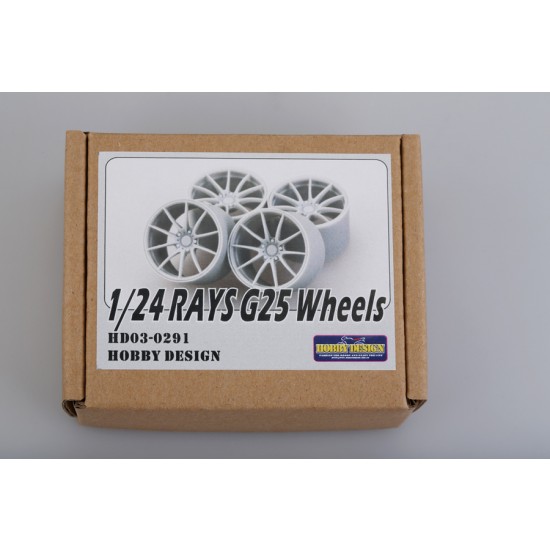 1/24 Rays Volk Racing G25 Wheels set (4 Wheel Rims)