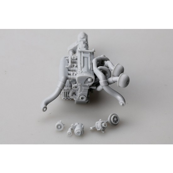 1/24 Nissan RB26 Full Detail Engine Kit for Skyline GT-R (R34) kit (Resin) 1/24 Nissan RB26 Full Detail Engine Kit for Skyline GT-R (R34) kit (Resin)