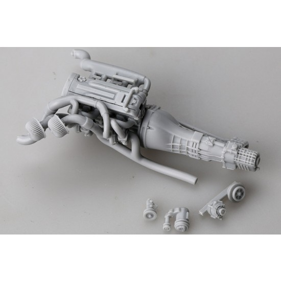 1/24 Nissan RB26 Full Detail Engine Kit for Skyline GT-R (R34) kit (Resin) 1/24 Nissan RB26 Full Detail Engine Kit for Skyline GT-R (R34) kit (Resin)